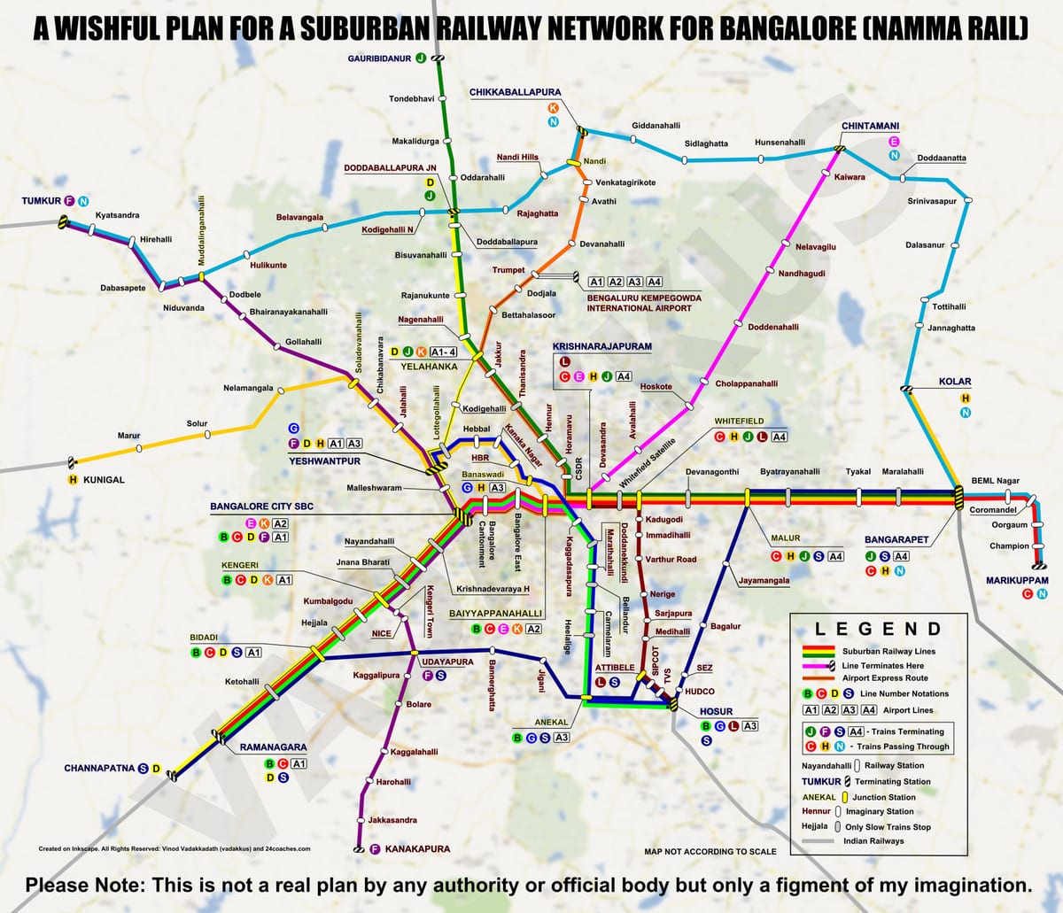 mapa Bangaloru željeznička stanica