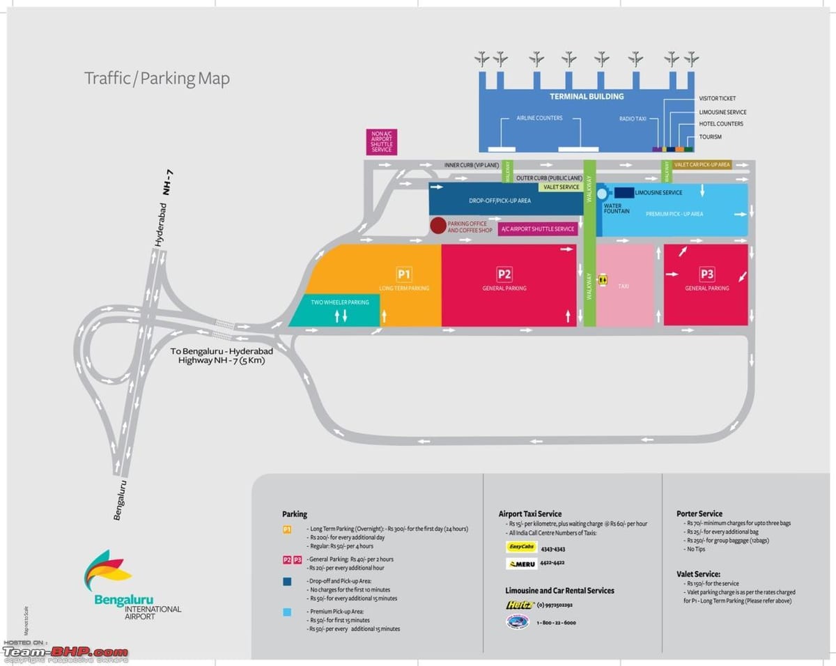 aerodrom u Bangaloru mapu